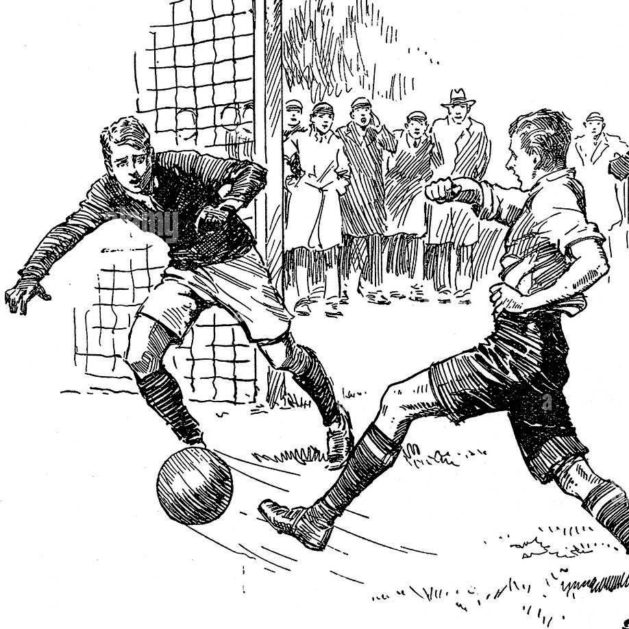 Vintage goalkeeper