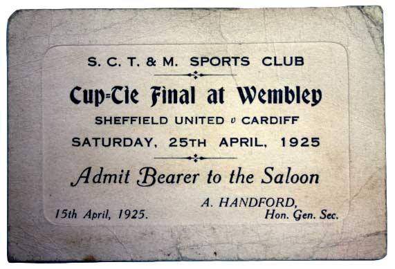 Sheffield united cup final ticket
